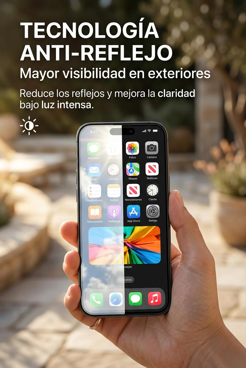 Protector de pantalla de privacidad completo para iPhone 13, 14, 15, 16, 17 Pro Max Plus. El mejor cristal antiespía 8K