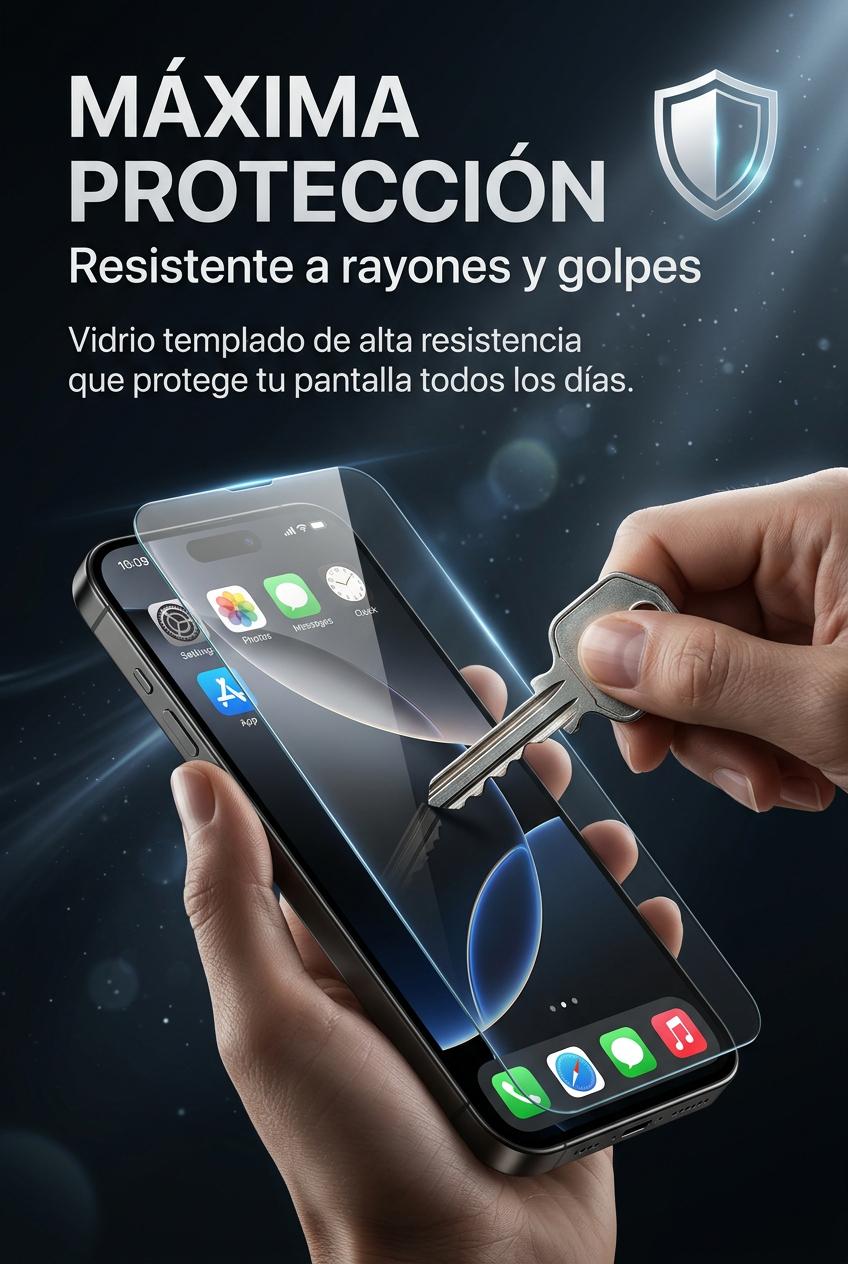 Protector de pantalla de privacidad completo para iPhone 13, 14, 15, 16, 17 Pro Max Plus. El mejor cristal antiespía 8K